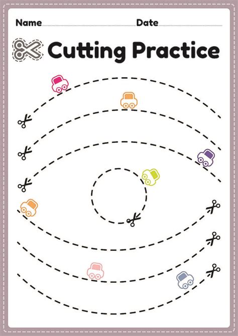Cutting practice worksheets for kids free printable activity sheets for ...
