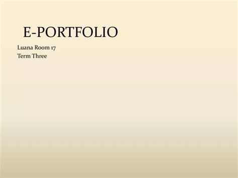 ePortfolio PPT Tutorial 的图像结果