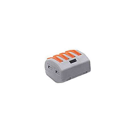 Push-in Conductor Terminal Block Wago 4 Pin 222-4144 | Robodo