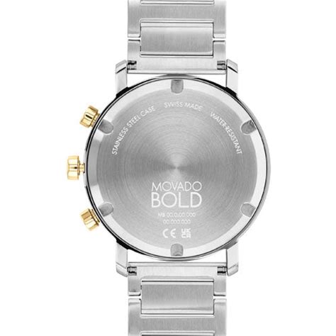 Movado Bold Evolution Silver Dial Men 42mm