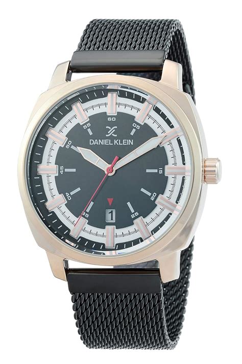 Daniel Klein Analog Gunmetal Dial Men's Watch-DK.1.12257-5 : Amazon.in ...