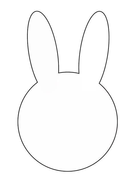 Free Bunny Template Printable Cut Out The Printable Bunny Paw Prints ...