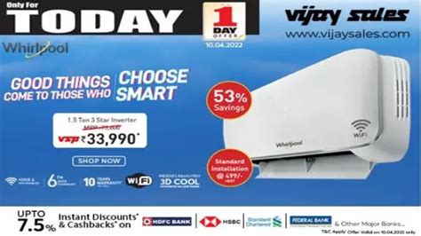 Flash sale: Vijay Sales offers 50%-plus discount on 1.5 ton Inverter AC ...