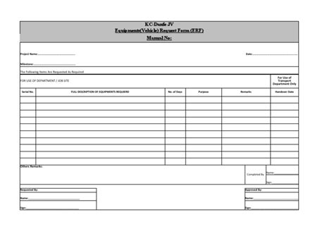 Image result for Machine Request Form