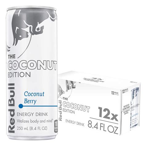 Red Bullcoconut Edition Energy Drink Coconut Berry With 80mg Caffeine ...