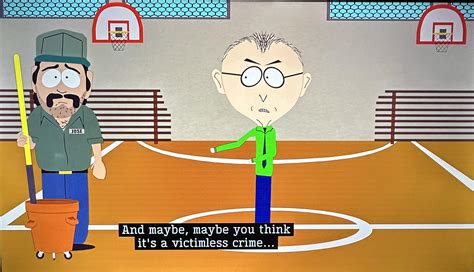 Mr.Mackey standing up for this janitor because Clyde crapped in the ...