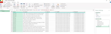 Image result for Excel Power Query Editor URL with Cell Parameter