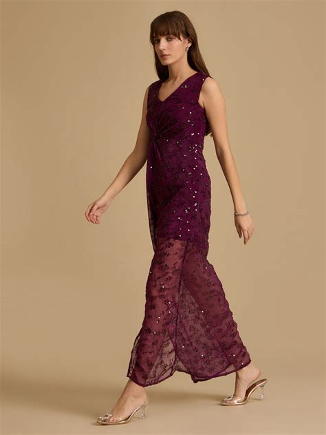Vino Embellished Maxi Dress – KAZO