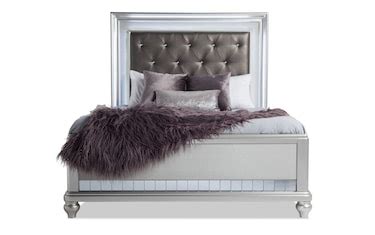 Diva II Queen Platinum Panel Bed | Bob's Discount Furniture & Mattress ...