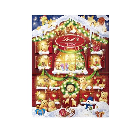 Buy Lindt Holiday Chocolate Teddy Bear Advent Calendar, 6.1 oz. 2021 ...