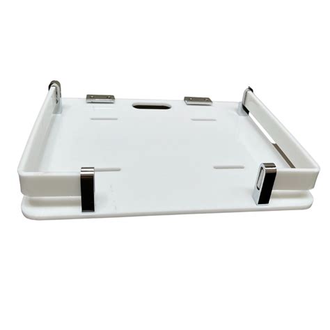 AMPERE Acrylic Wall Mount Stylish Set Top Box, WiFi Routers Holder Wall ...