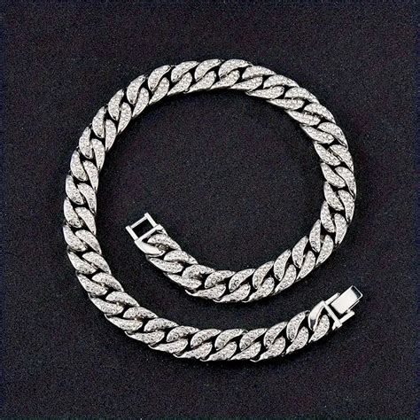 Salve Men 15mm Miami Style Chain Necklace (18 Inches)