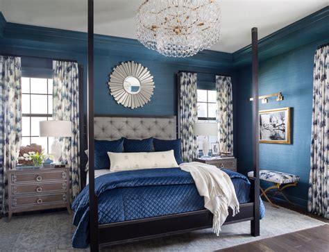 15 Navy Blue Master Bedroom Ideas - HOMYSTYLE