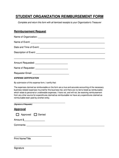 Fillable Online law psu Complete and return this form with all itemized ...