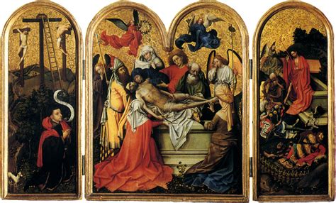 Triptych: The Two Thieves with the Empty Cross, The Entombment, The ...