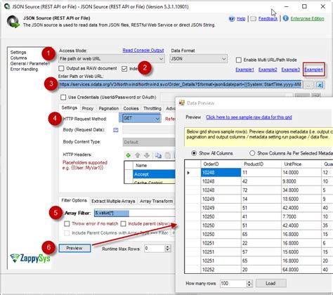SSIS JSON Primitive Error 的图像结果