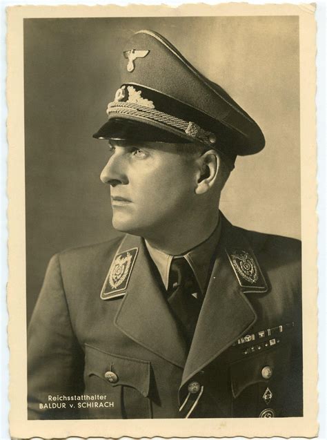 Reichsstatthalter Baldur von Schirach - Hoffmann postcard - LDO Militaria