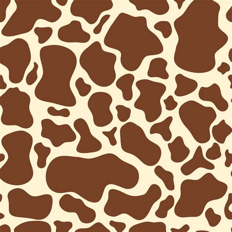 Brown Cow Print Wallpaper
