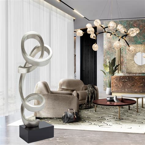 Divine Modern Floor Sculpture — AllSculptures