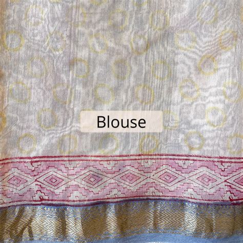 Hand Blockprinted Maheshwari Saree – Sumaavi