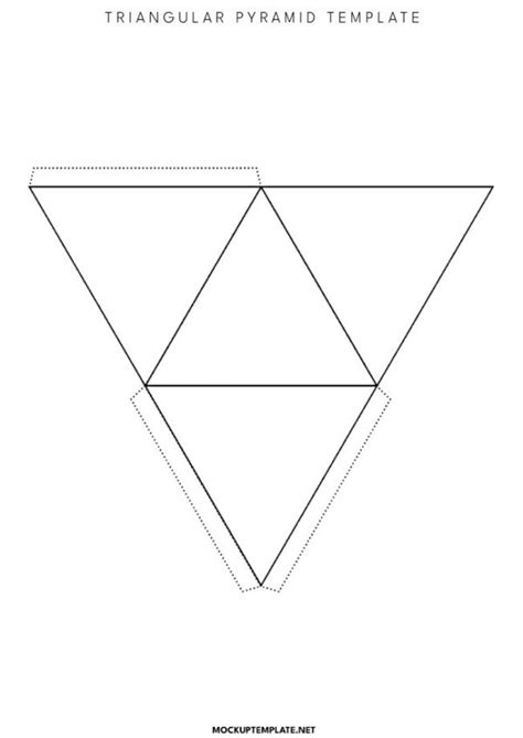Image result for Pyramid Template Printable