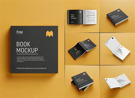 Square Book Mockup Psd Free Download Factory Sale | www.farmhouse ...