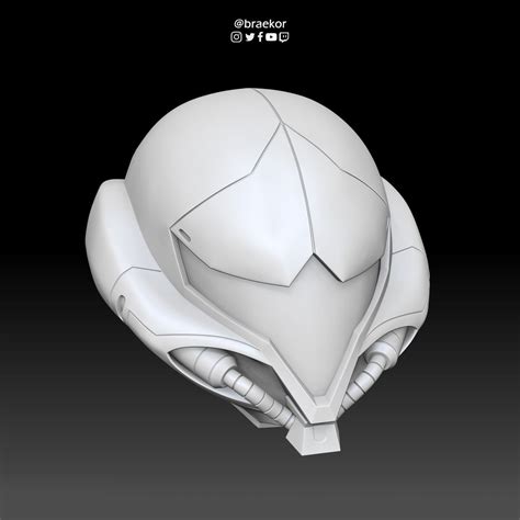 Metroid Dread - Samus Helmet 3D Model - STL Files - Etsy