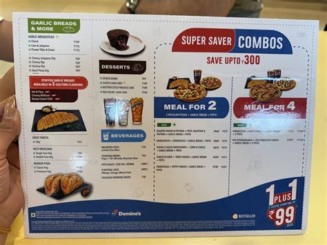 Menu at Domino's Pizza AMR Mall, Katra, Katra, Shop No.4