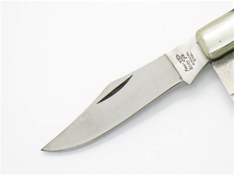 Vintage 1980s Frost Cutlery Razor CT-12 Seki Japan 4" Stag Folding ...