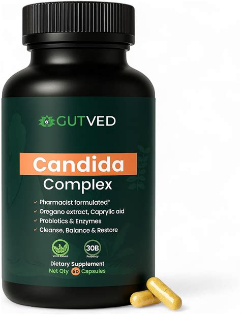 Candida Complex with Senna for Men & Women-Extra Strength Balance and ...