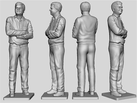 Family 3d Miniature Statue – 3d sculpture