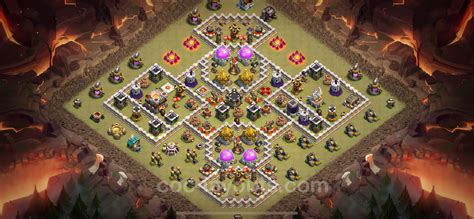 Best War Base TH11 with Link - Town Hall Level 11 CWL Base Copy - (#106)