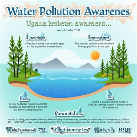 a poster that spreads water pollution awarenes Prompts | Stable ...