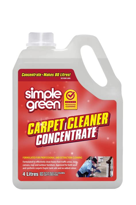 SIMPLE GREEN CARPET CLEANER CONCENTRATE 4L – Commercial Cleaning Repairs