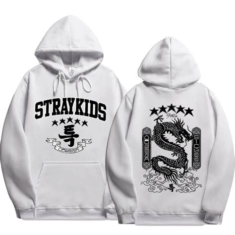 Stray Kids Hoodie - Stray Kids Black Dragon Pullover Hoodie | Stray ...