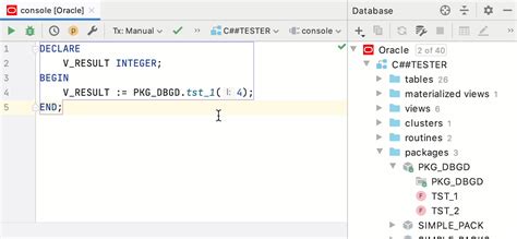 Image result for How to Debug in PL SQL Developer