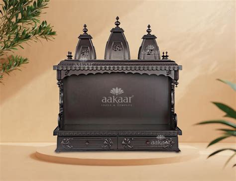 Wooden Pooja Temples, Mandirs for Home | Marble Murtis, Idols, Statues ...