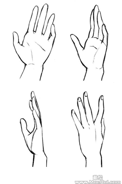 零基础漫画入门-17.典型手部动作的画法 | 萌绘
