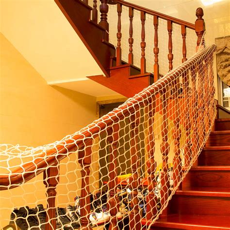 Buy Safety Stairs Rail Net Child Proofing Balcony Banister Railing ...