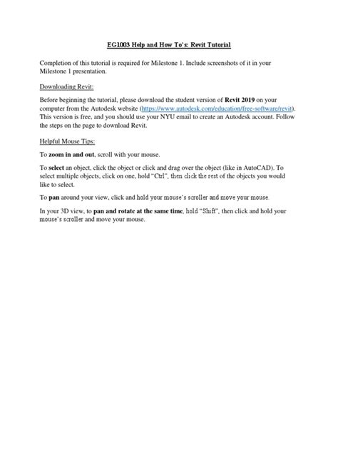 Image result for Revit Tutorial PDF Free Download