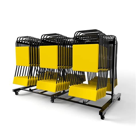 Amazon.com: Single Layer Folding Table and Chair Cart, Mobile Chair ...