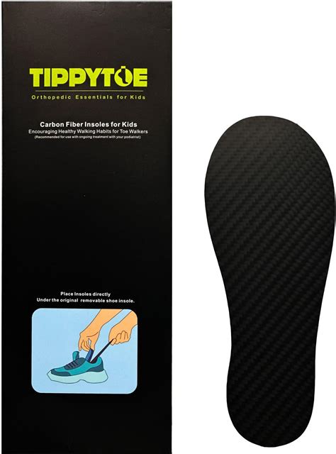 Amazon.com: TippyToe Kids Carbon Fiber Insoles for Children's Idiopathic Toe Walking ...