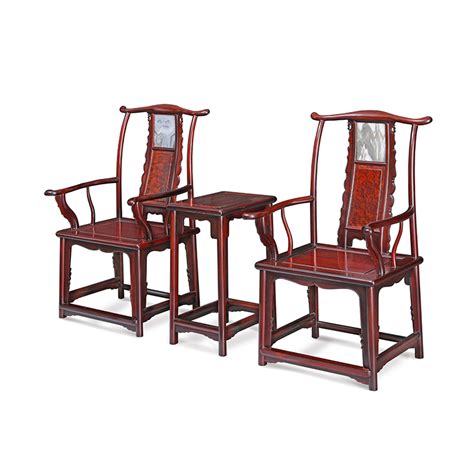 皇宫椅三件套 大红酸枝 - 其他系列-大红酸枝-产品中心 - 东阳市金不换红木家具厂