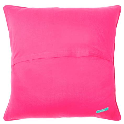 Buy Chumbak Think Pink 24" Floor Cushion Cover Online