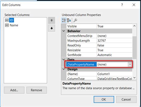 How to Add Edit Delete Button in DataGridView 的图像结果