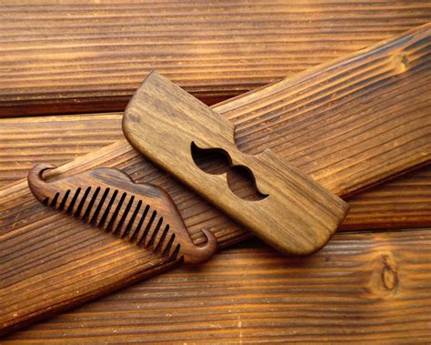 Handmade Wood Beard Comb