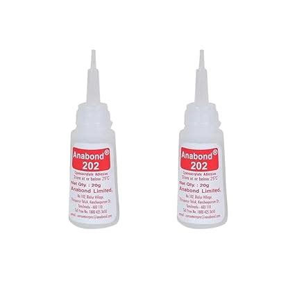 Anabond 202 Cyanoacrylate Adhesive, 20 gm PACK OF 2 : Amazon.in ...