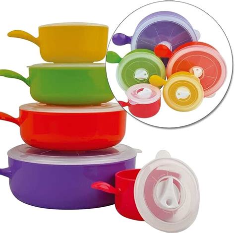 Amazon.co.uk: microwave dishes with lids