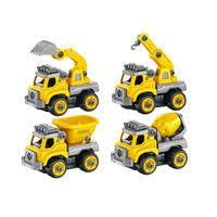 Beauty Hub Mini Construction Truck 4 in 1 DIY Truck Toys, Tractor ...