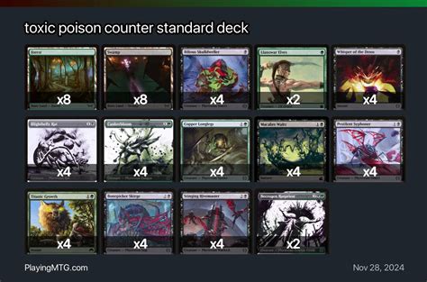 toxic poison counter standard deck Magic: the Gathering Deck - Magic ...